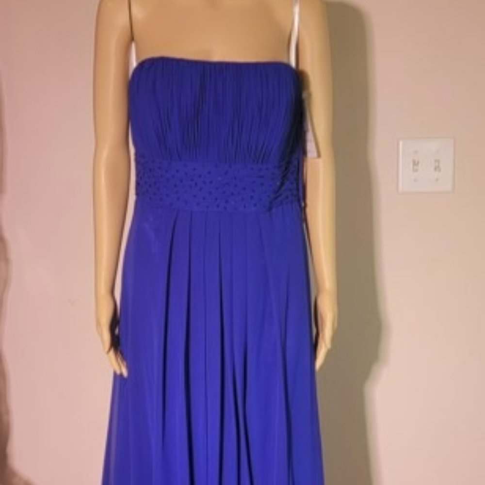NWT Formal Gown in Color Royal by Wow Couture